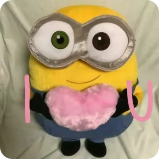 ❤️ a16655e2 Minion Despicable Me I U การ์ตูน, มินเนี่ยน, ฉันรักเธอ, หัวใจ, น่ารัก telegram sticker