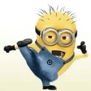 😤 4e4c02b4 Minion Despicable Me Minion, lustig, Cartoon, Figur, Animation, Film, gelb, Pose telegram sticker
