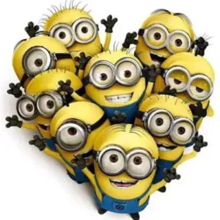 💕 615a9bba Minions Despicable Me Minions, Gelb, Cartoon, Film, Komödie, Animation, Figuren telegram sticker