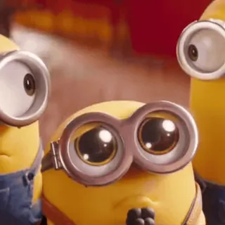 🥺 08458a6b Minion Despicable Me Kreskówka, Śmieszne, Żółty, Film, Minionki whatsapp sticker