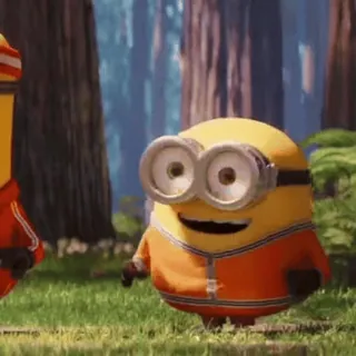 ❣️ 51cc85f4 Minion Despicable Me żółty, minionki, kreskówka, postać, animowany whatsapp sticker