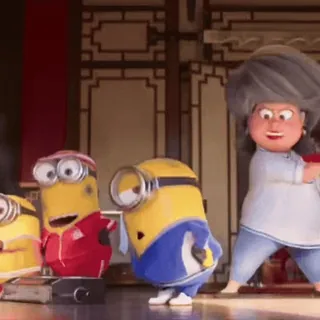 😑 5e878c29 Minions Despicable Me Kreskówka, Minionki, Śmieszne, Gru, Postać whatsapp sticker