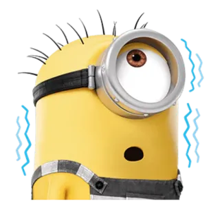 😮 3c9ea4fd Minion cartoon, minion, funny, despicable me whatsapp sticker