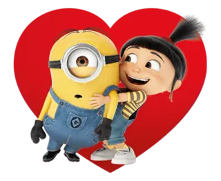 🤗 6ede3d5a Agnes Despicable Me minion, agnes, despicable me, cartoon, character, movie whatsapp sticker