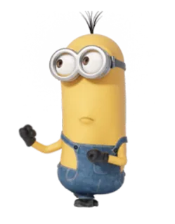 🤛 dbd4745f Minion Despicable Me cartoon, minion, funny, movie, character whatsapp sticker