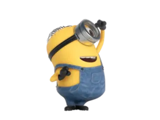👀 f2307e65 Minion Despicable Me minion, cartoon, animated, character, funny, yellow whatsapp sticker