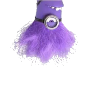 ๐ 2379fc6d Minion Despicable Me purple, minion, cartoon, one-eyed, evil whatsapp sticker
