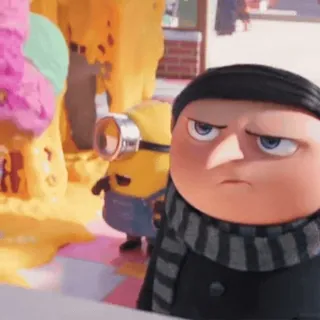 🍌 1858c31f Gru Despicable Me 格鲁, 神偷奶爸, 小黄人, 卡通, 动画, 角色, 搞笑, 电影 telegram sticker
