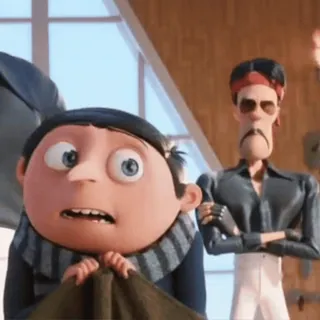 🍌 af7926f6 Gru Despicable Me 格鲁, 神偷奶爸, 小黄人, 卡通, 动画 telegram sticker