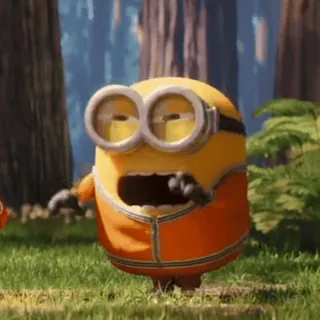 🍌 cd81874e Minion Despicable Me 小黄人, 神偷奶爸, 卡通, 动画, 黄色, 角色 telegram sticker