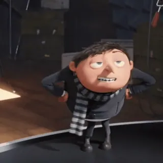 🍌 d5d2346e Gru Despicable Me 卡通, 动画, 反派, 角色, 格鲁, 神偷奶爸 telegram sticker