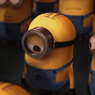 🍌 4adc56de Minion Despicable Me Minion, Cartoon, Figur, Lustig, Ich Einfach Unverbesserlich telegram sticker