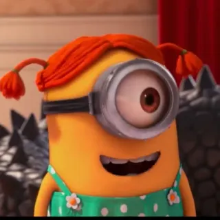 🍌 6a0463ce Minion Despicable Me Minion, Cartoon, Figur, Lustig, Ich Einfach Unverbesserlich telegram sticker