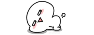 🍚 7558ce2a Kreskówka, Słodki, Zwierzę, Blob, Kawaii, Śmieszne telegram sticker