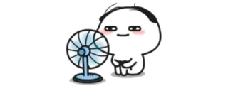 🍚 a2690e70 Kreskówka, Naklejka, Fan, Słodkie telegram sticker