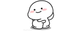 🍚 eafe0fac Kreskówka, Słodki, Blob, Kawaii, Szczęśliwy telegram sticker