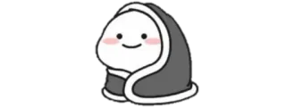 🍚 f0a6f50c słodkie, koc, kawaii, blob, kreskówka telegram sticker