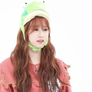 🛒 3ad3d558 persoon, vrouw, portret, hoed, schattig, vriendelijk telegram sticker