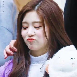 🛒 3efd9e3a schattig, meisje, uitdrukking, knuffelschaap telegram sticker