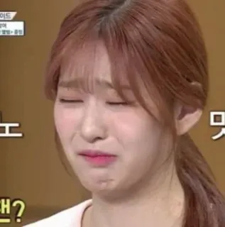 🛒 623c80bb 노 맛 텐? verdrietig, huilen, teleurgesteld, boos, koreaans, vrouw, emotie telegram sticker