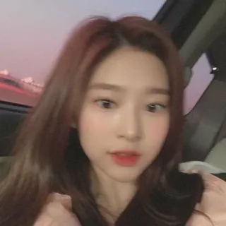 🛒 82ad5e58 vrouw, portret, gezicht, aziatisch, haar, binnen, auto telegram sticker