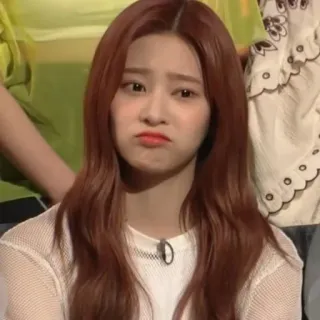 🛒 8fe3bf5f vrouw, portret, uitdrukking, Koreaans, meisje telegram sticker