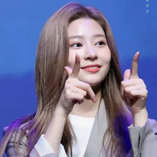 🛒 b856afb4 vrouw, aziatisch, portret, glimlach, Koreaans, meisje telegram sticker