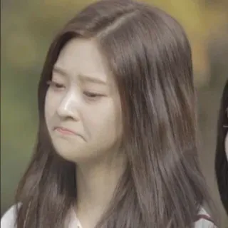 🛒 d1c8d5b8 vrouw, verdrietig, teleurgesteld, meisje, gezicht, uitdrukking telegram sticker