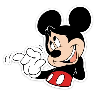 Minnie & Mickey👉 @Stickergram whatsapp stickers