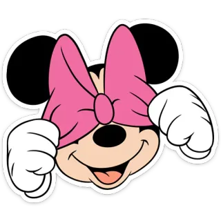 Minnie & Mickey👉 @Stickergram telegram stickers