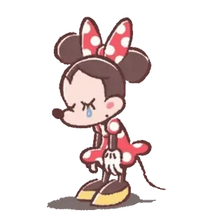 🍭Minnie Mouse pastel @Mycute_stickers telegram stickers