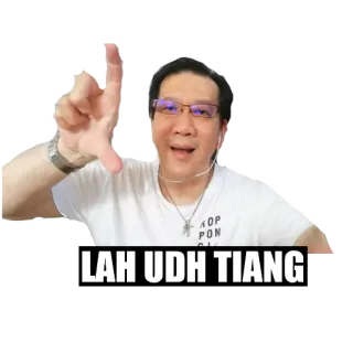 😑 2aee3199 LAH UDH TIANG whatsapp sticker