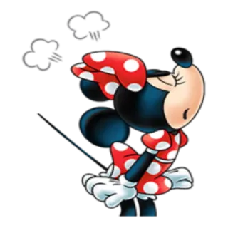 😶 9d2c3adb Minnie Mouse hoạt hình, chuột, Minnie Mouse, Disney telegram sticker