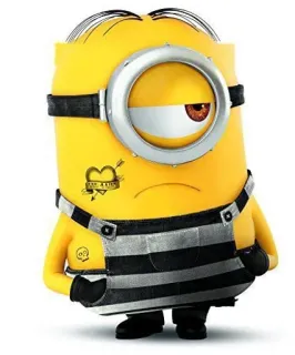 😐 b1558591 Minion BAD TO BONE Миньон, Мультфильм, Гадкий я, Персонаж, Наклейка whatsapp sticker