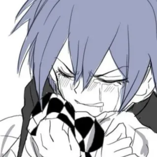 🔪 20a9179f Kokichi Oma Danganronpa V3: Killing Harmony Anime, Chorando, Lágrimas, Kokichi Oma, Danganronpa, Emocional telegram sticker