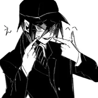 🔪 de0cf95c え Anime, Mangá, Personagem, Chapéu, Sorriso telegram sticker