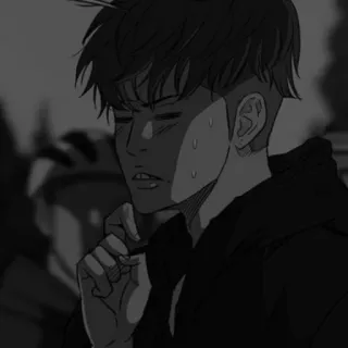 🛢 03f73ea0 Anime, Karakter, Keringat, Hoodie, Manga, Emosi whatsapp sticker