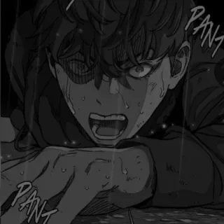 🛢 5b0dc47f anime, sedih, menangis, ekspresi, pria, webtoon whatsapp sticker