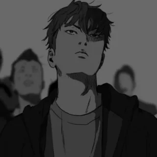 🛢 677a79bb Anime, Karakter, Manga, Jaket angin, Webtoon, Ilustrasi, Kartun whatsapp sticker