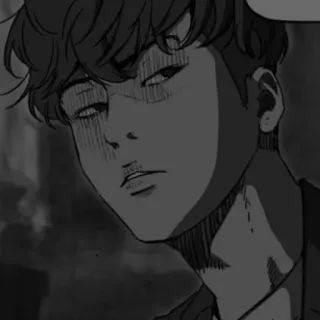 🛢 b3c73d70 Anime, Kartun, Potret, Pria, Serius whatsapp sticker