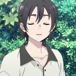 🌊 d0e3b851 Anime, Garçon, Personnage, Calme, Mignon whatsapp sticker