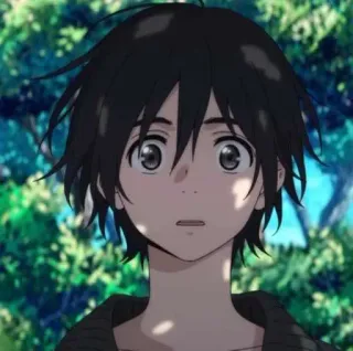 🌊 ecb19693 Anime, Garçon, Jeune, Portrait, Personnage, Illustration, Dessin animé whatsapp sticker