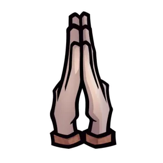 🙏 e4af47ad 손, 기도, 기도, 종교, 영적인, 몸짓 telegram sticker