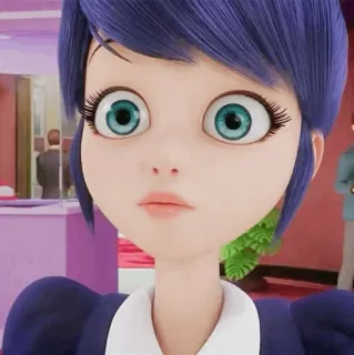 🗼 2faf46f1 Marinette Dupain-Cheng Miraculous: Tales of Ladybug & Cat Noir cartoon, anime, girl, marinette, miraculous ladybug, ladybug, dupain-cheng telegram sticker