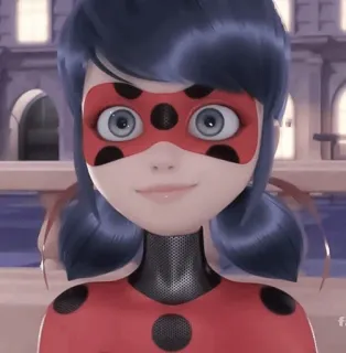 🗼 5c32456b Ladybug Miraculous: Tales of Ladybug & Cat Noir ladybug, miraculous, cartoon, superhero, tales of ladybug and cat noir, animated telegram sticker