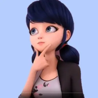🗼 9bb00243 Marinette Dupain-Cheng Miraculous: Tales of Ladybug & Cat Noir Marinette, Ladybug, cartoon, anime, Miraculous Ladybug telegram sticker