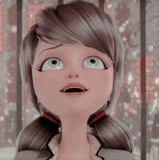 🗼 fc2aa895 woman, cartoon, animation, portrait, face, character telegram sticker