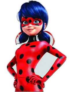 😊 87d5def0 Ladybug Miraculous: Tales of Ladybug & Cat Noir coccinelle, miraculous ladybug, marinette, personnage de dessin animé, super-héros, dessin animé français whatsapp sticker