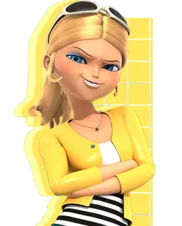 🤨 e380b079 Chloe Bourgeois Miraculous: Tales of Ladybug & Cat Noir Dessin animé, Miraculous Ladybug, Chloé Bourgeois, Anime, Animation whatsapp sticker