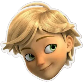 😏 faf16ab0 Adrien Agreste Miraculous: Tales of Ladybug & Cat Noir Adrien Agreste, Miraculous Ladybug, animé, dessin animé, personnage whatsapp sticker